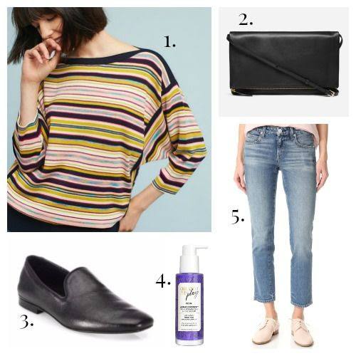 Moth Sweater - Everlane Handbag - Vince Shoes - Orlando Pita Hair Serum - AMO Jeans