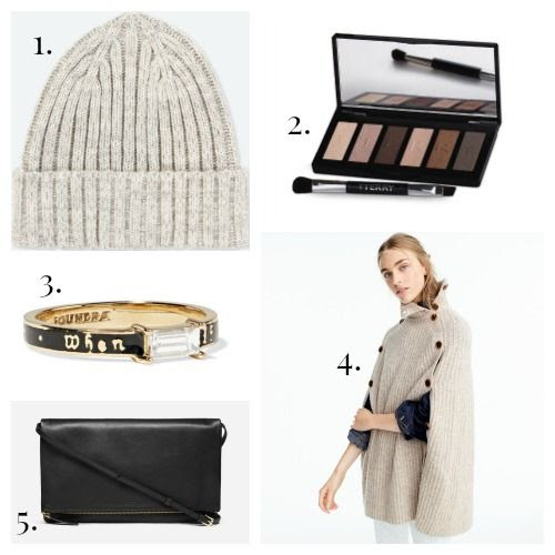 Uniqlo Cap - By Terry Eyeshadow - Foundrae Ring - J.Crew Cape - Everlane Crossbody