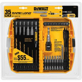 DEWALT 35-Piece Magnetic Compact Rapid Load Drill Bit Set